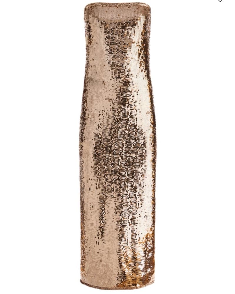Alice&Olivia Sequin Strapless Maxi Dress - Image 6