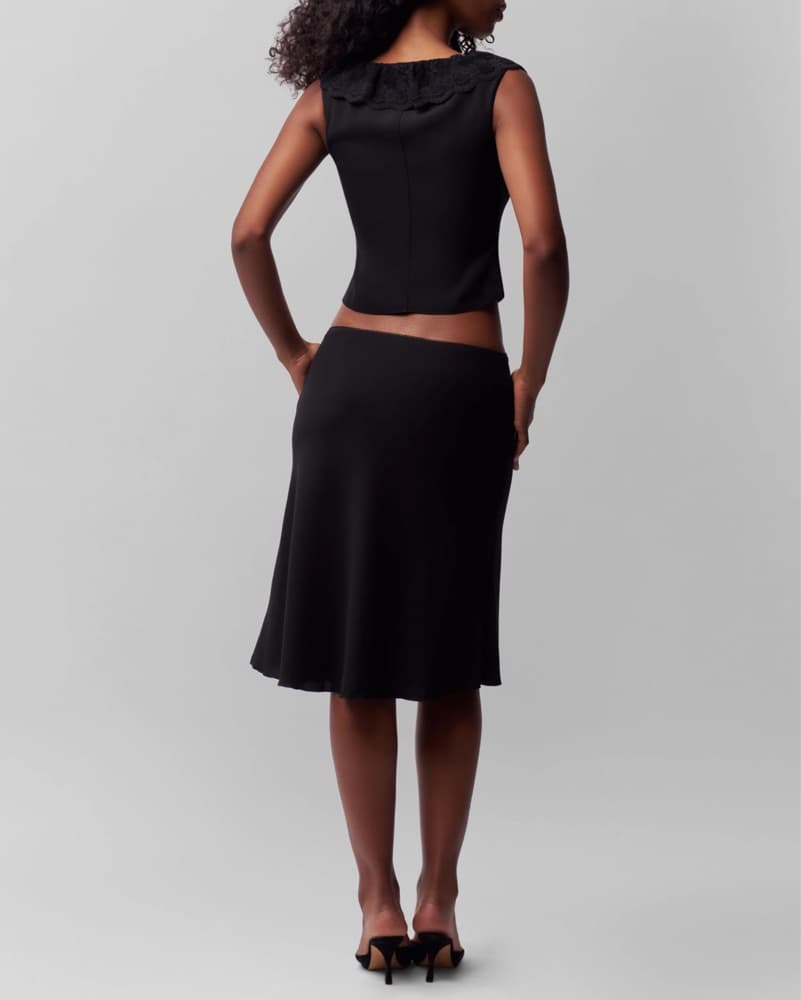 Guizio - Paloma Skirt In Black - Image 3