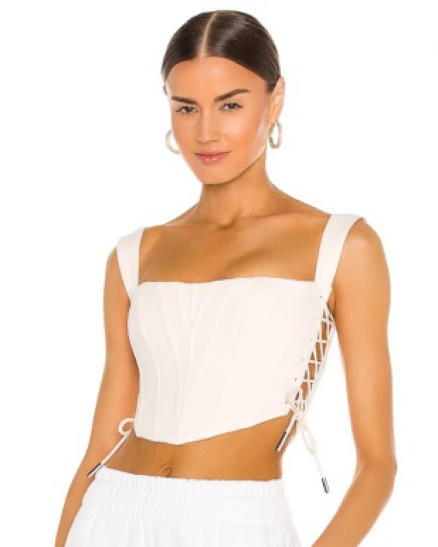 GUIZIO Classic Fitted Corset - Vanilla  - Image 1