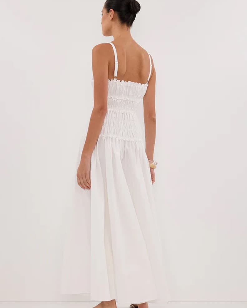 Dissh Toby White Maxi Dress - Image 5