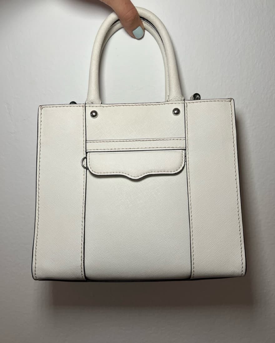 Rebecca Minkoff Saffiano Leather Top Han - Image 2