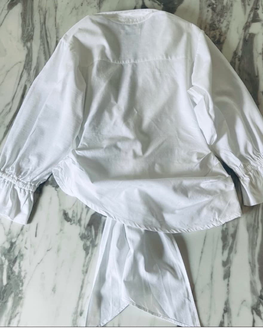 House Of Cb Paige White Draped Top - Image 3