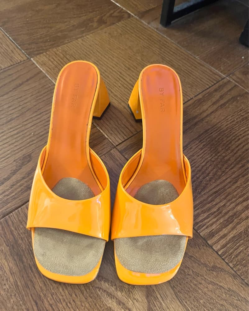 Bold And Vibrant BY FAR Mules - Image 1