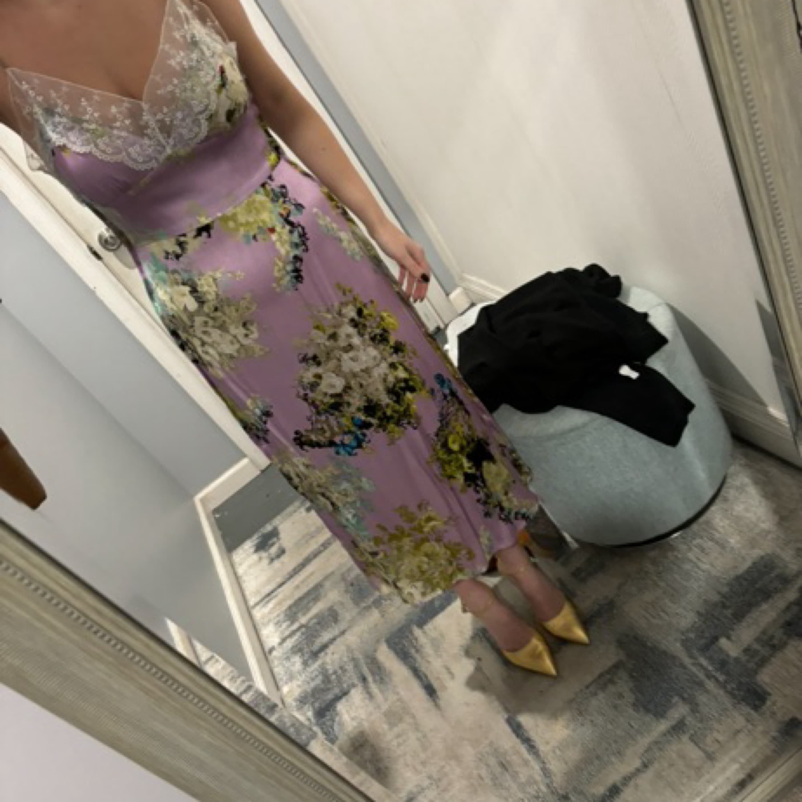Cynthia Rowley Floral And Lace Dress - Image 2