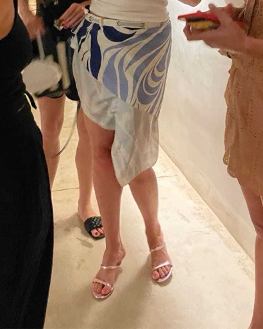 Vintage 2000s Prada Wrap Skirt  - Image 2