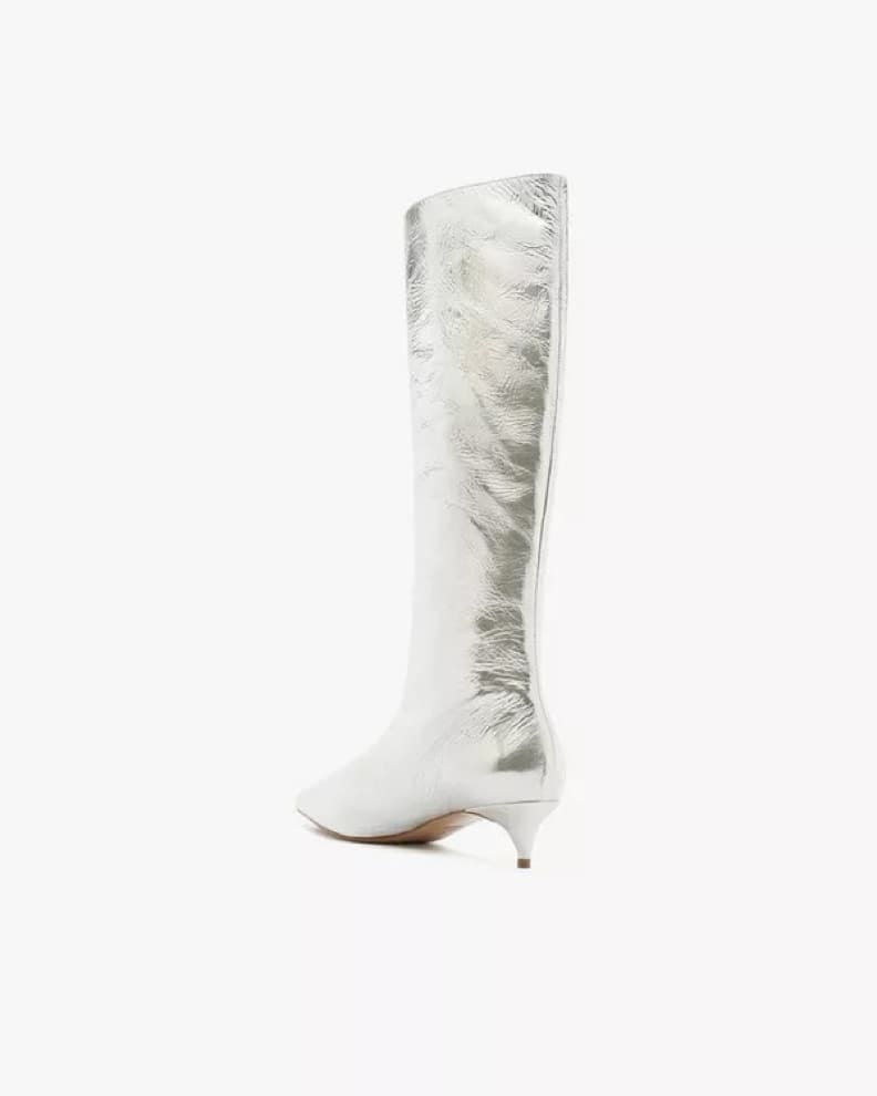 Knee High Silver Boot - Image 2