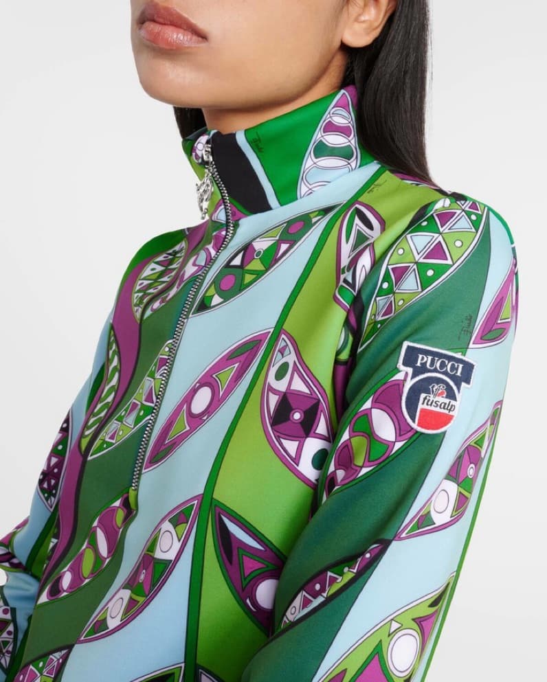 Pucci X Fusalp Printed Half-Zip Ski Top - Image 2