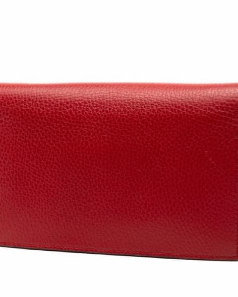 Gucci Red Leather Handbag - Image 4