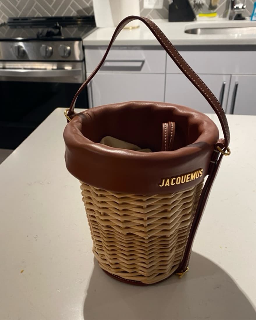 Jacquemus Wicker Le Panier Basket Bag - Image 2