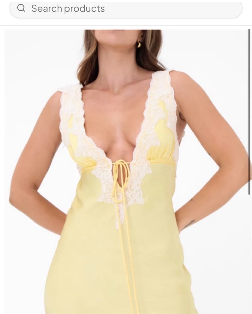 Long yellow Dress - Image 4