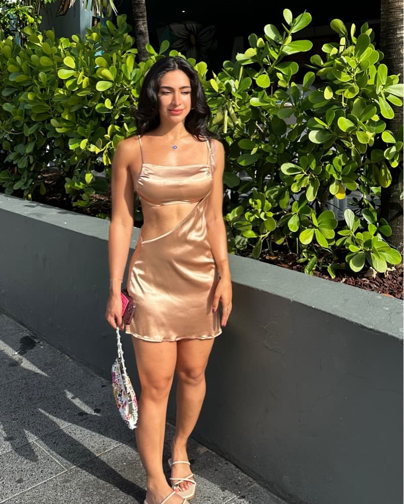 Gold Two Peice Minidress  - Image 1