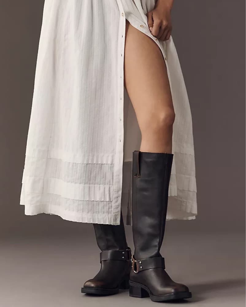 By Anthropologie Tall Moto Boots - Image 2