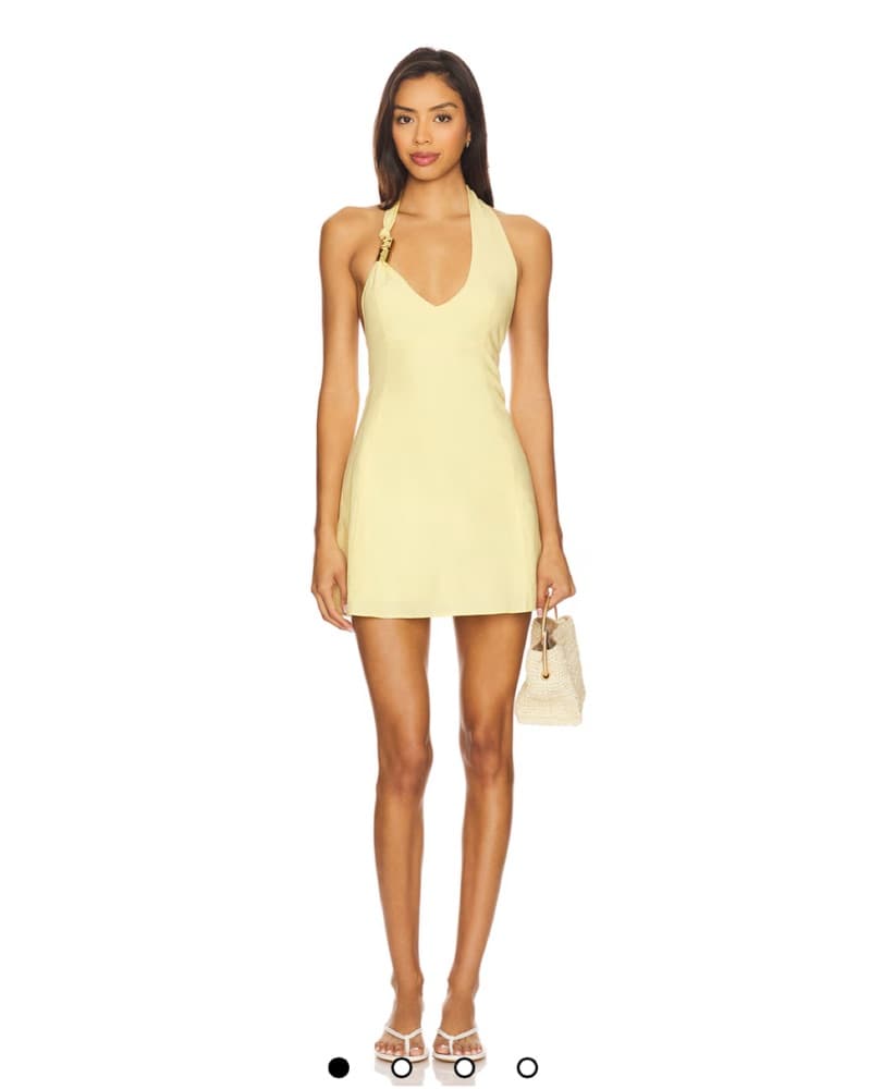 Yellow Mini Dress - Image 1