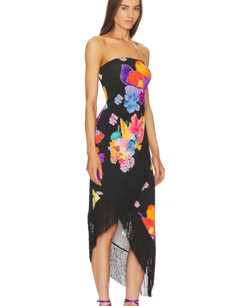 Alana Dress In Noir - Image 2