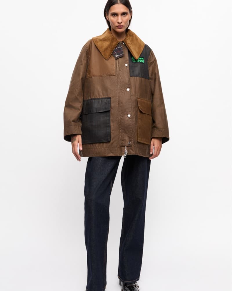 Ganni x Barbour Coat - Image 2