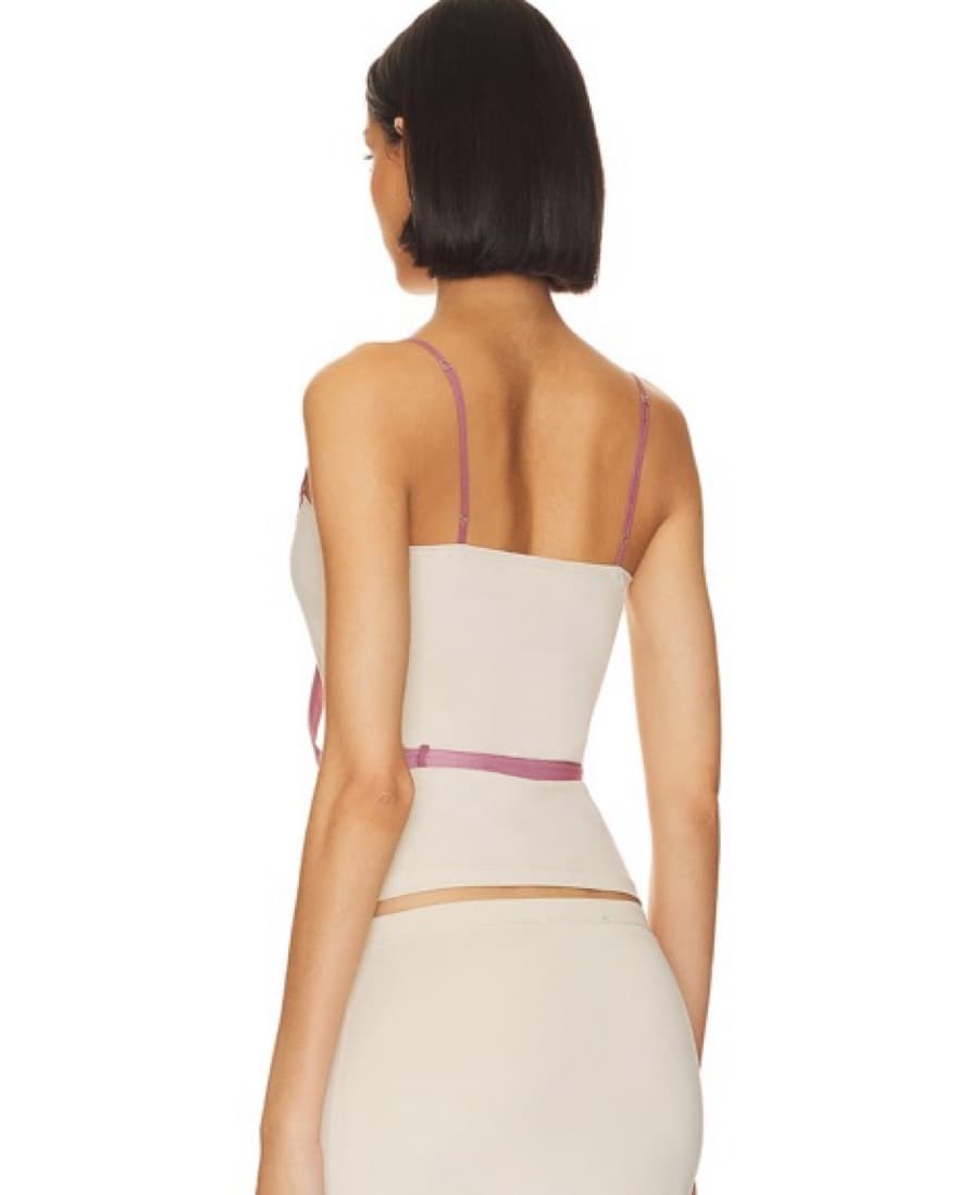 Cutest Pink & White Tank - Image 3