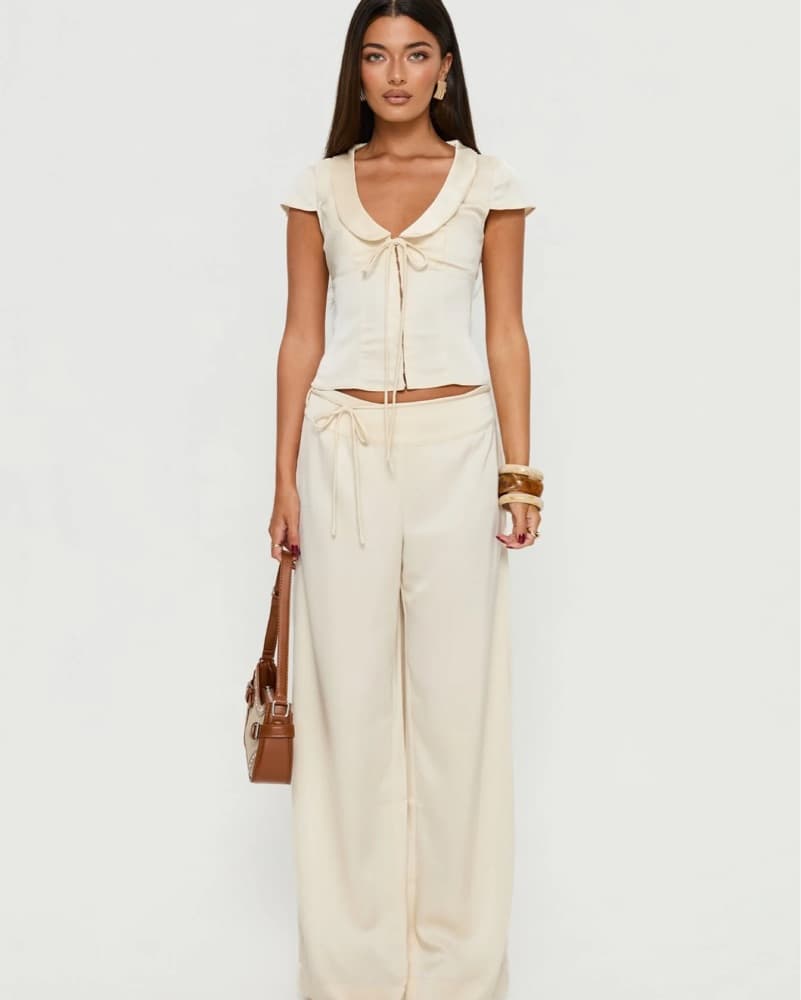 Aubrette Satin Top & Pants - Image 1