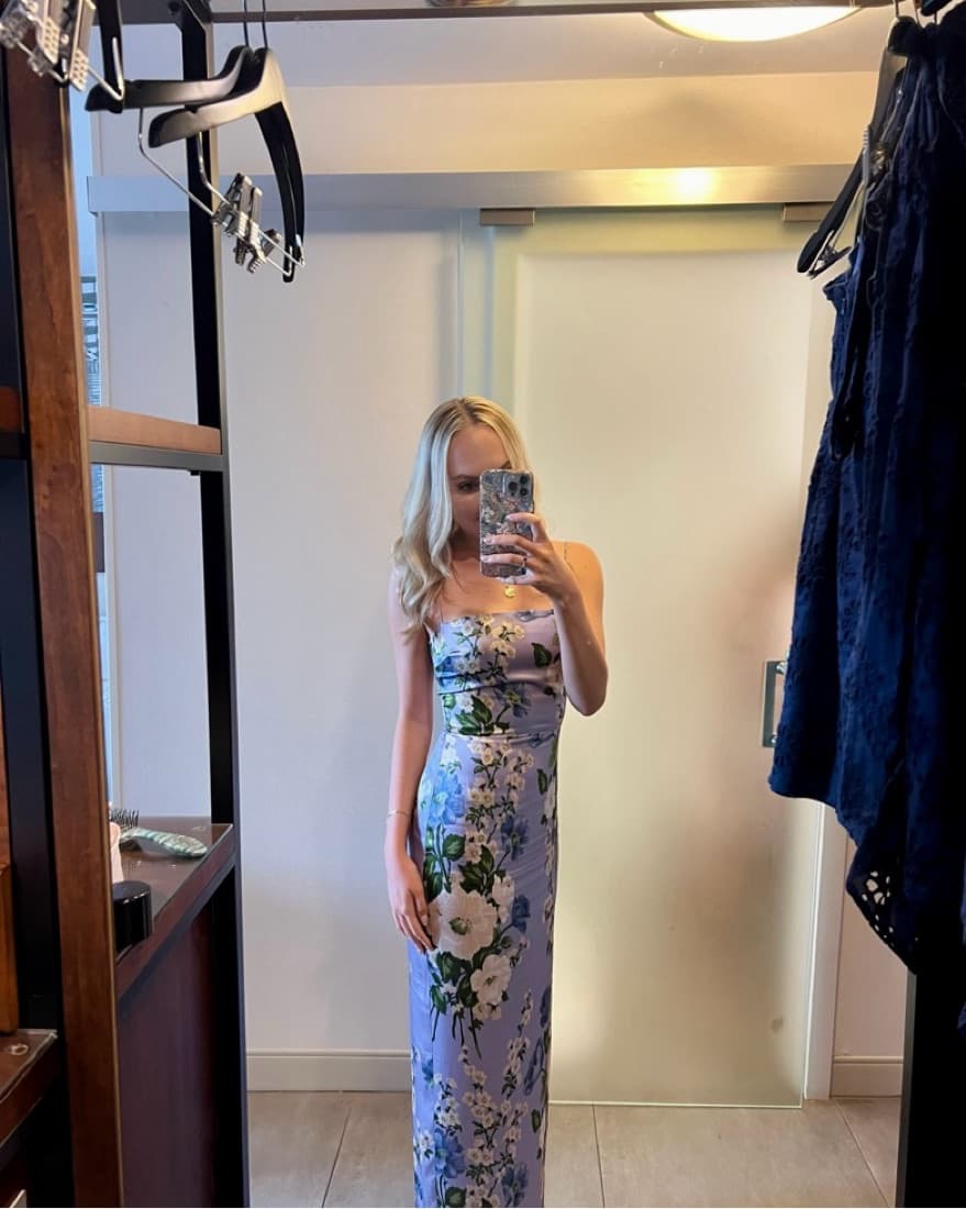 Reformation Frankie Silk Dress - Image 2