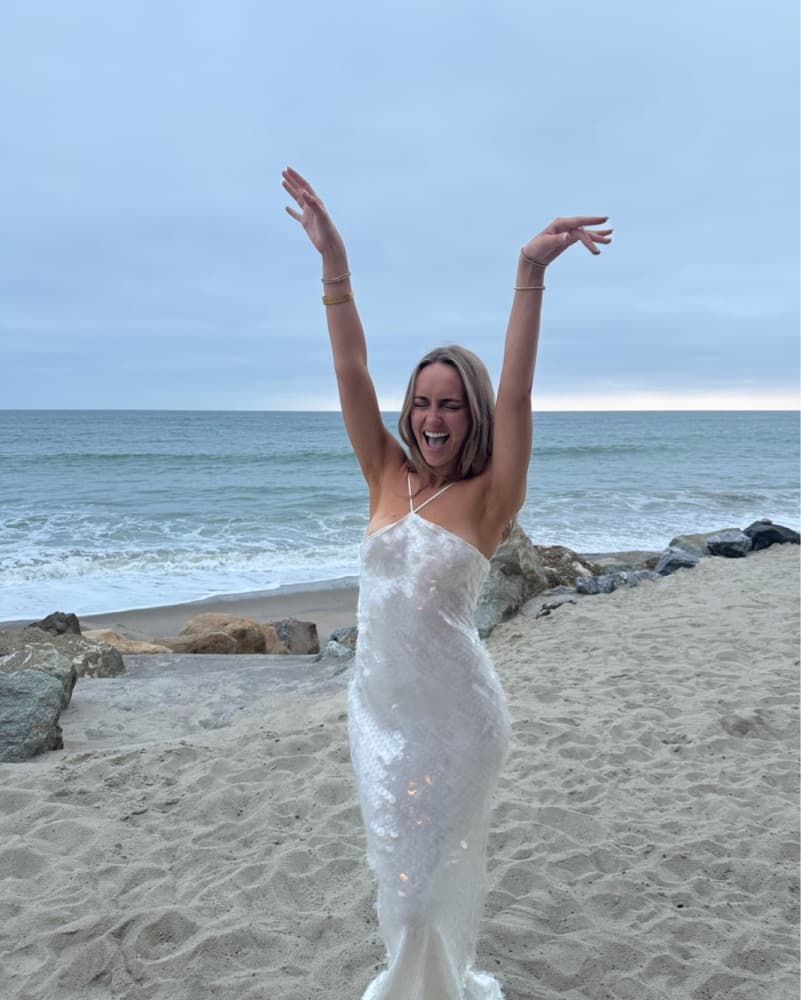 Rat and Boa white sparkle dress  - Image 1
