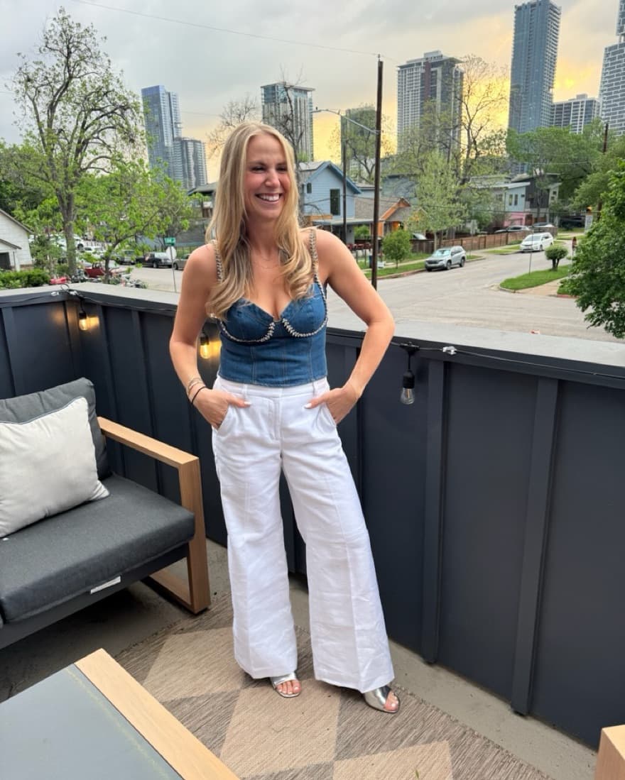Denim Bustier Top  - Image 4