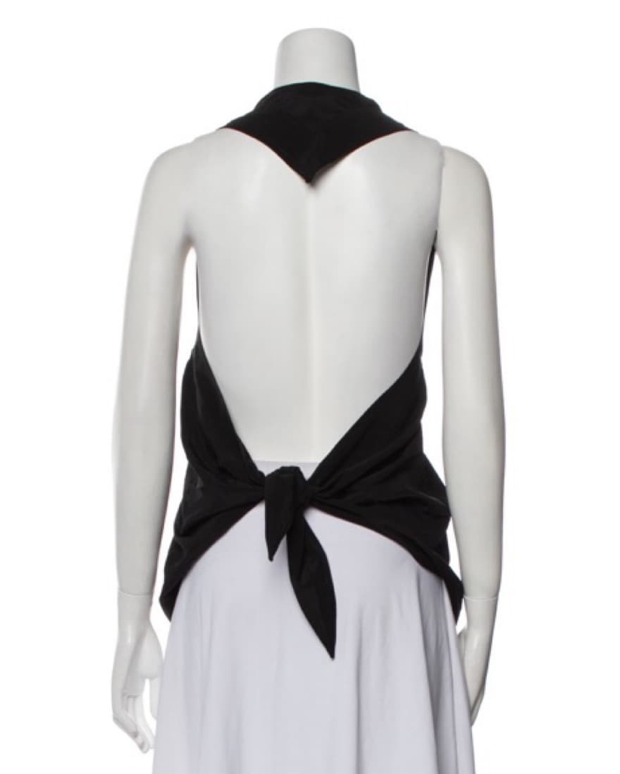 Orseund Iris Black Halter Top - Image 3
