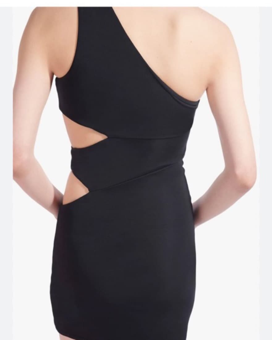 STAUD black Mini Dress - Image 3