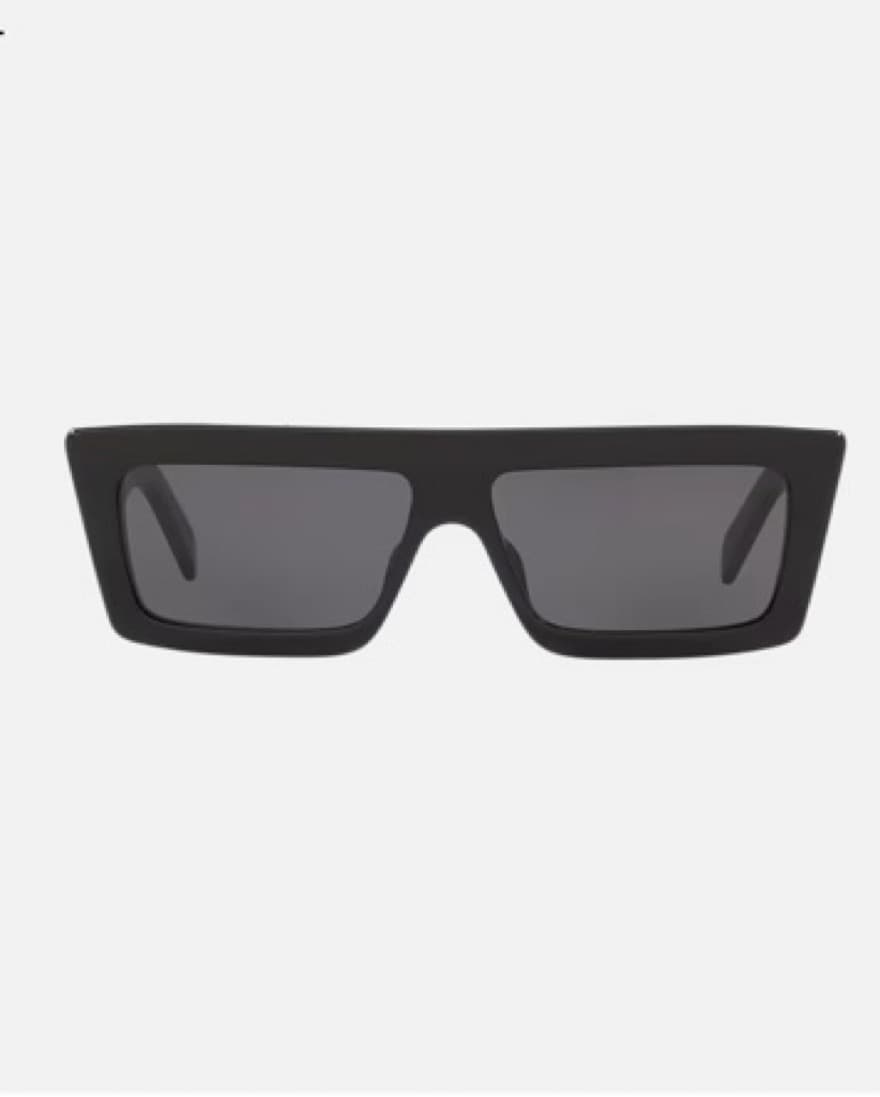 Celine Logo Rectangle Acetate Sunglasses - Image 2