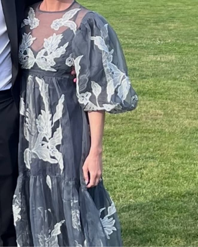 Appliqué Embroidered Smock Dress - Image 5