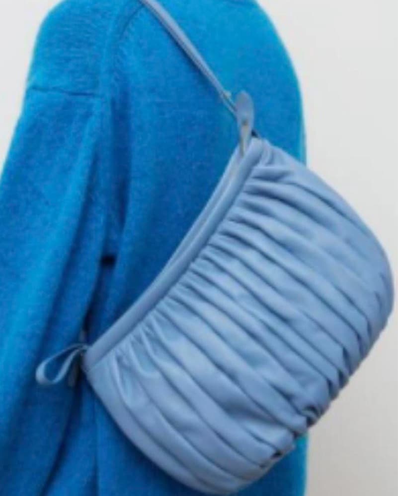 Mansur Gavriel- Blue Shoulder Bag - Image 1