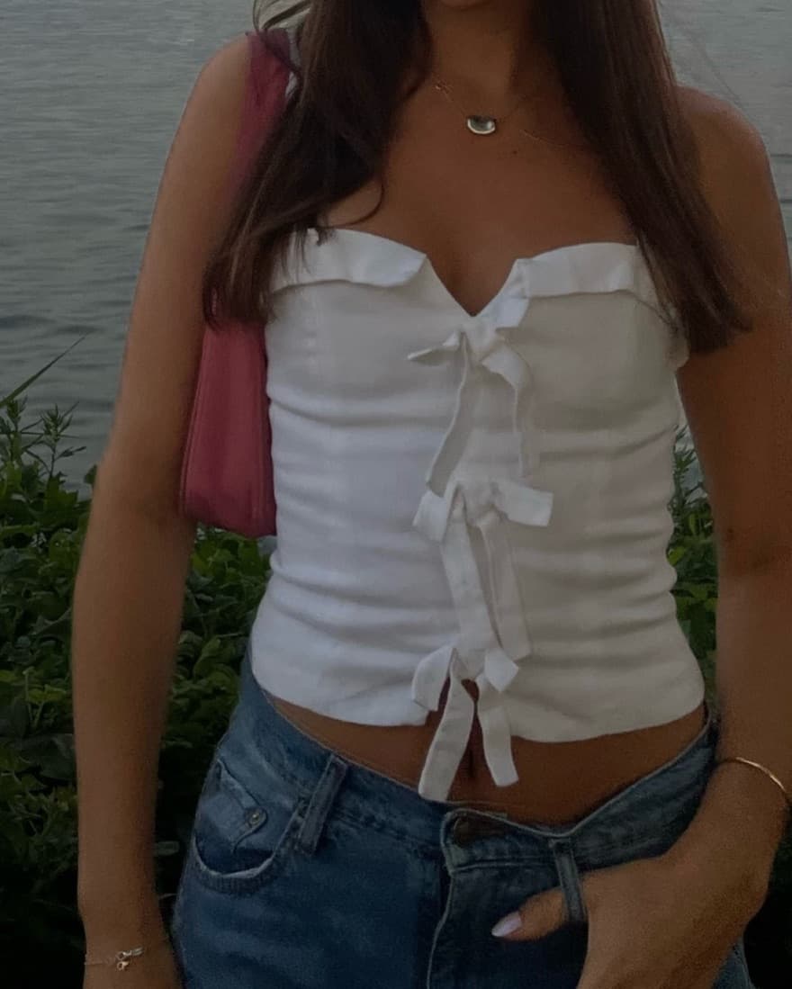 Reformation White Top  - Image 2
