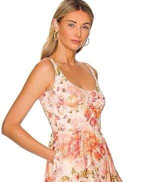 Sau Lee Floral Dress - Image 1