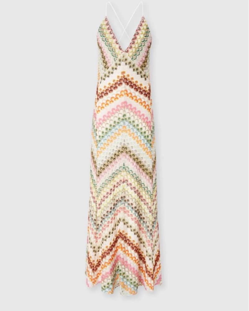 Vibrant Patterned Maxi Dress - Image 1