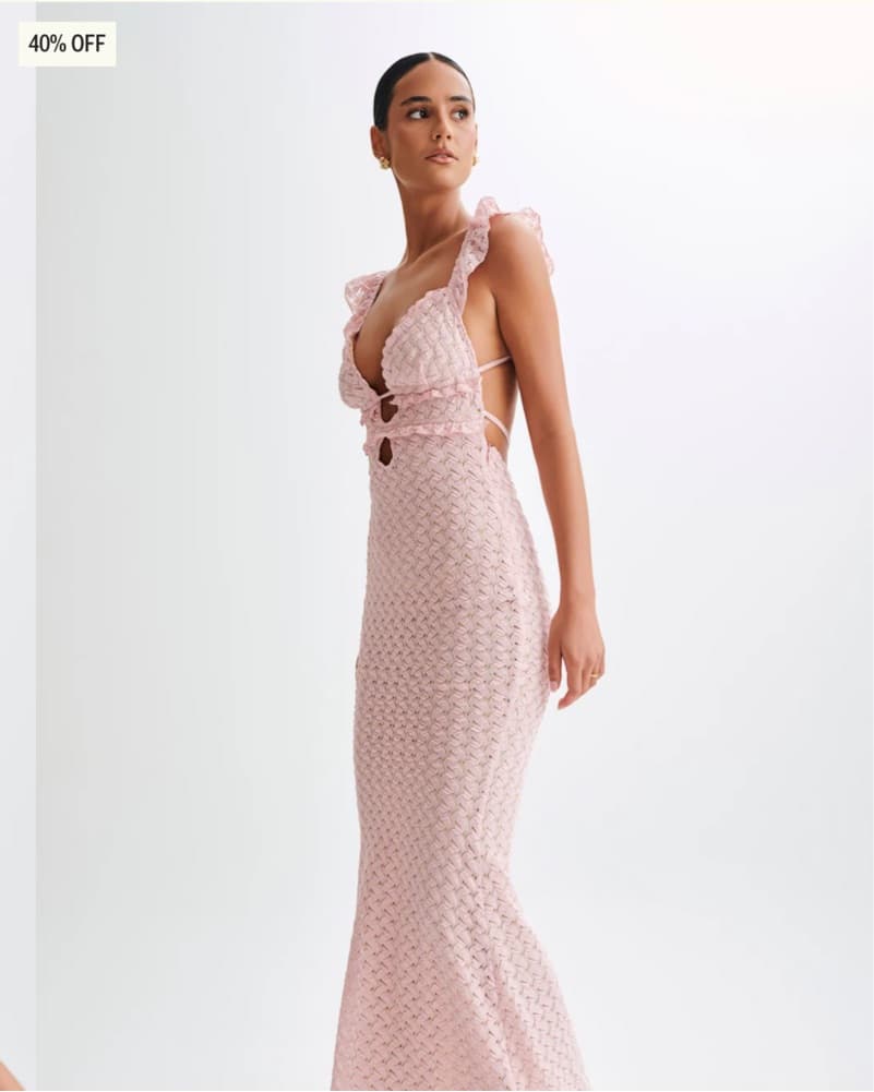 Alluring Lace Mermaid Gown - Image 2