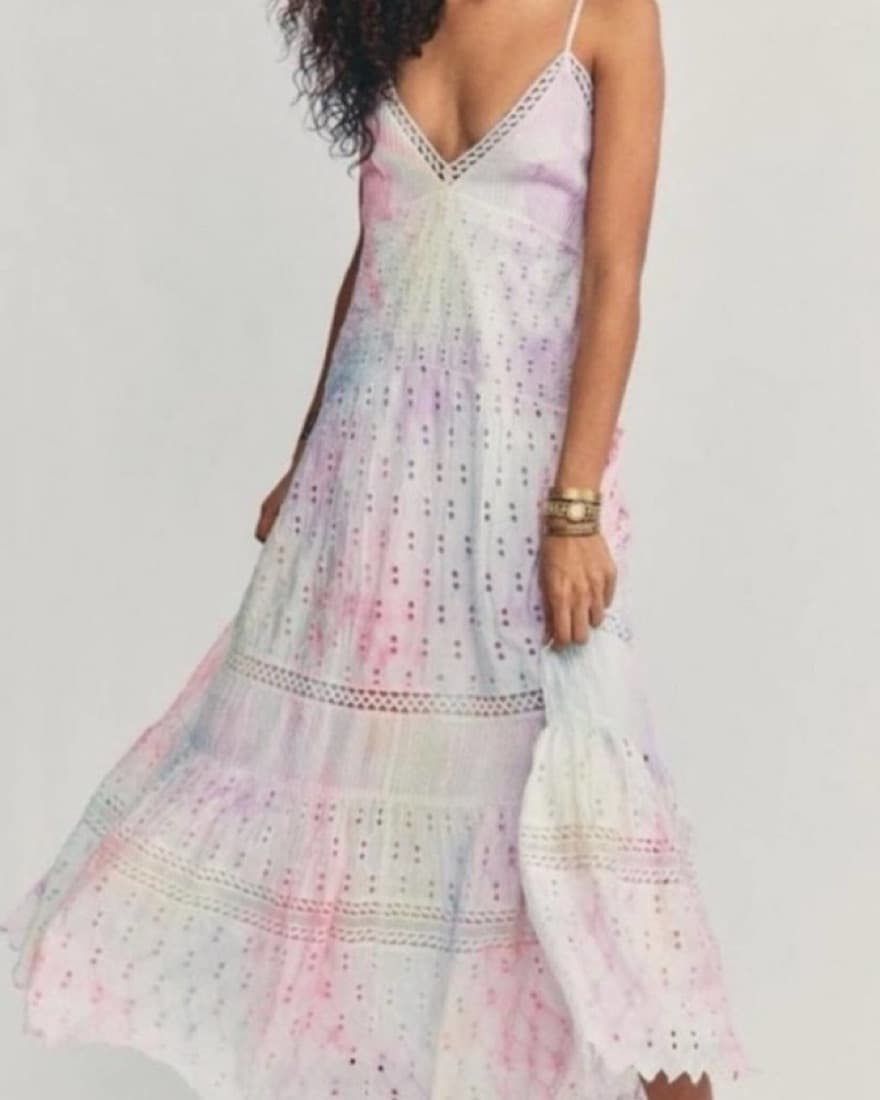LoveShackFancy Weston Silk Maxi Dress - Image 1