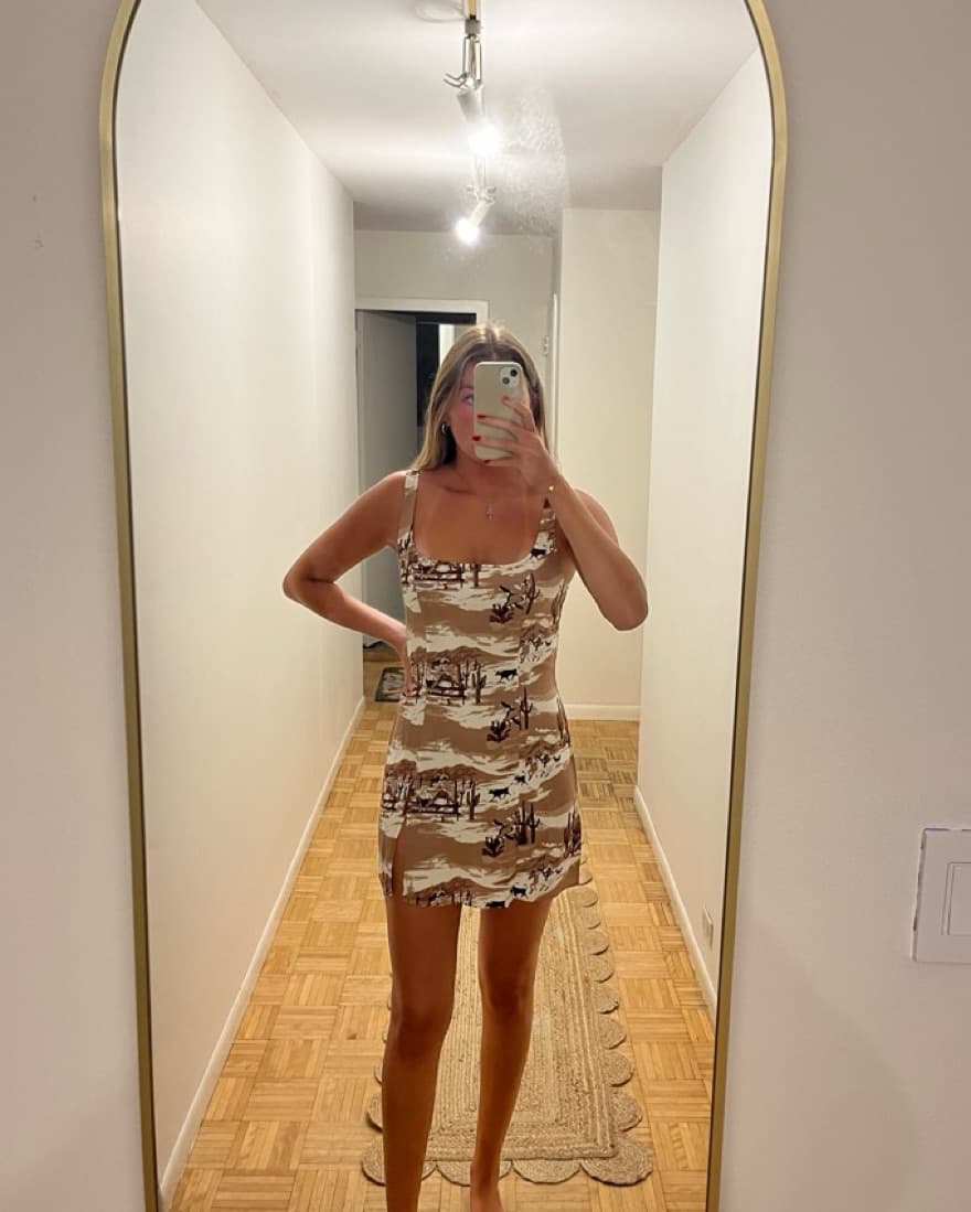Western Reformation Mini Dress - Image 1