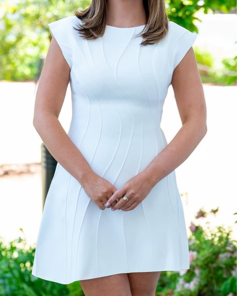 Acler White Mini Dress  - Image 2