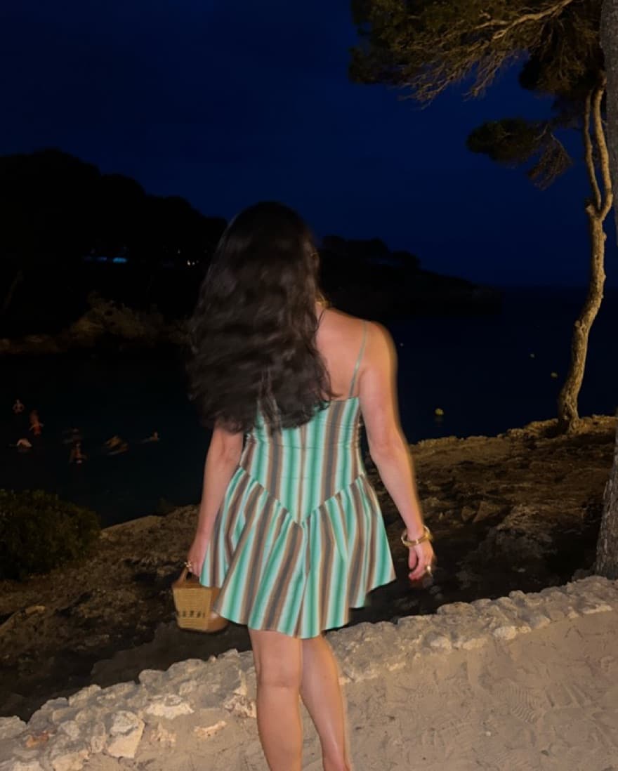 Striped Apres Studi Dress - Image 2