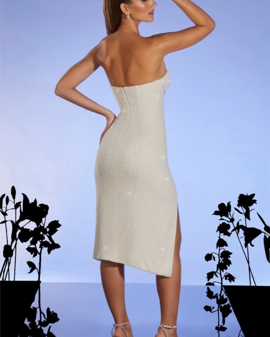 Oh Polly embellished Verbier Dress - Image 3