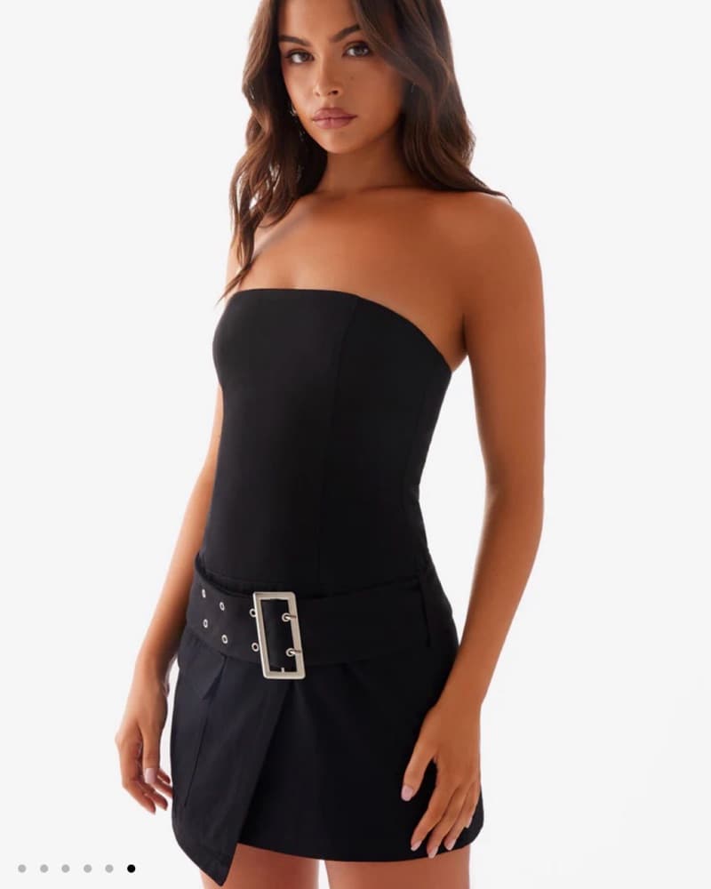 All For You Strapless Mini Dress  - Image 3