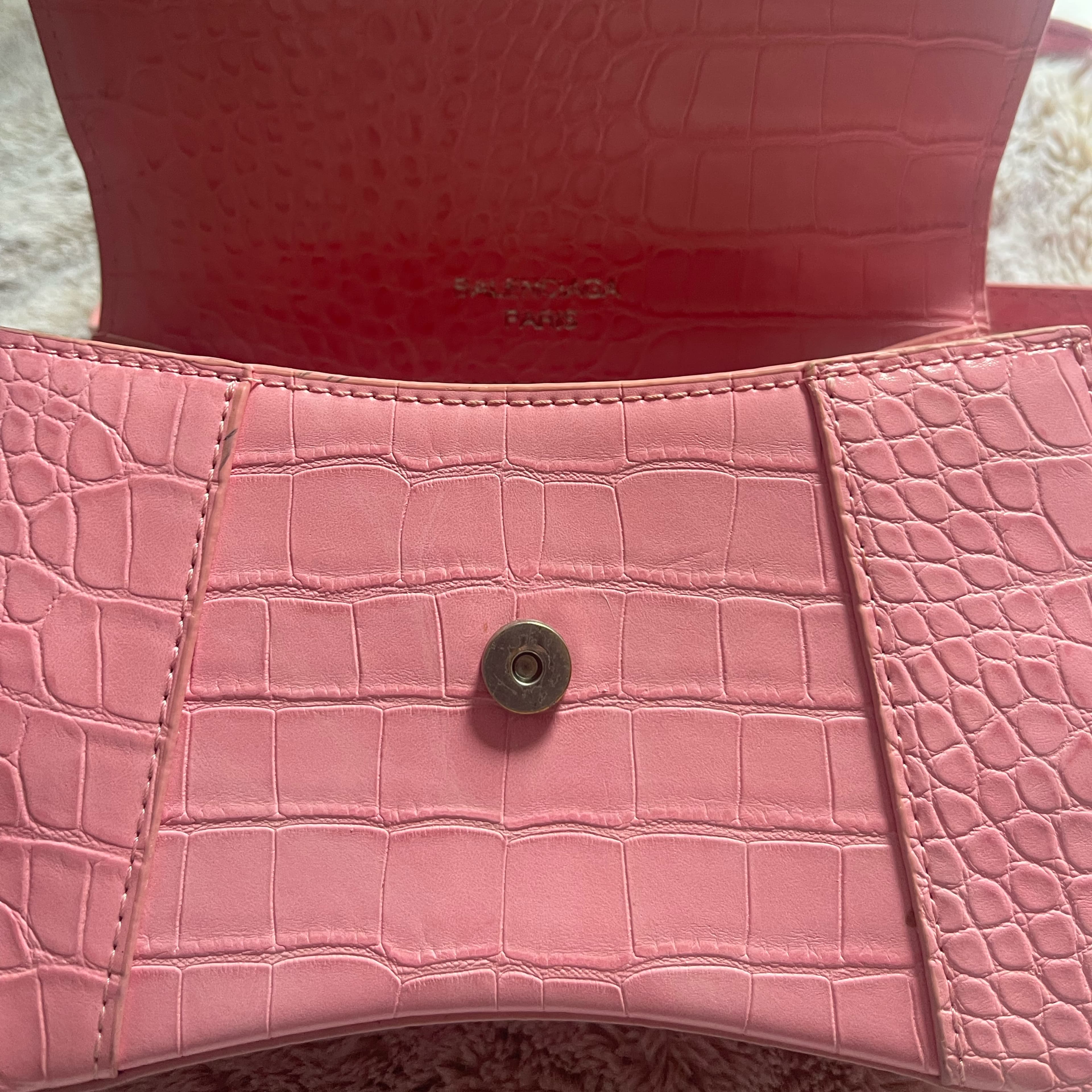 Balenciaga Hourglass Pink Bag - Image 2