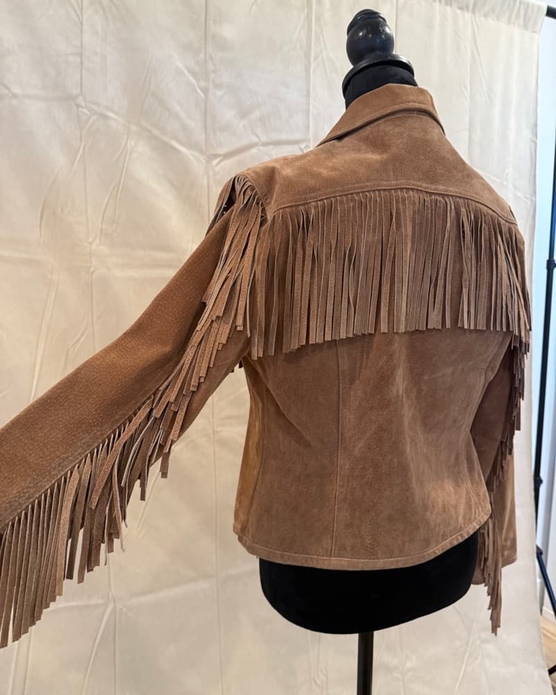 Vintage Fringe Suede Jacket!  - Image 4