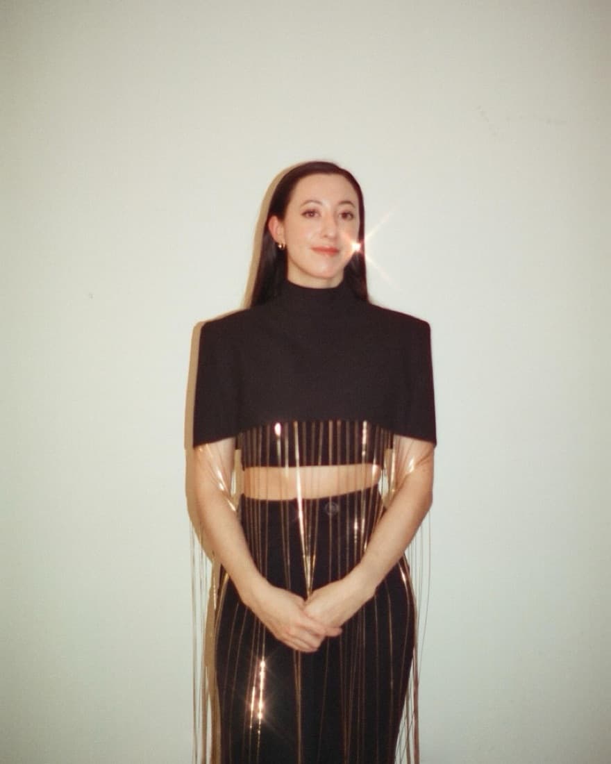 aleksandre akhalkatsishvili Fringed Top - Image 2