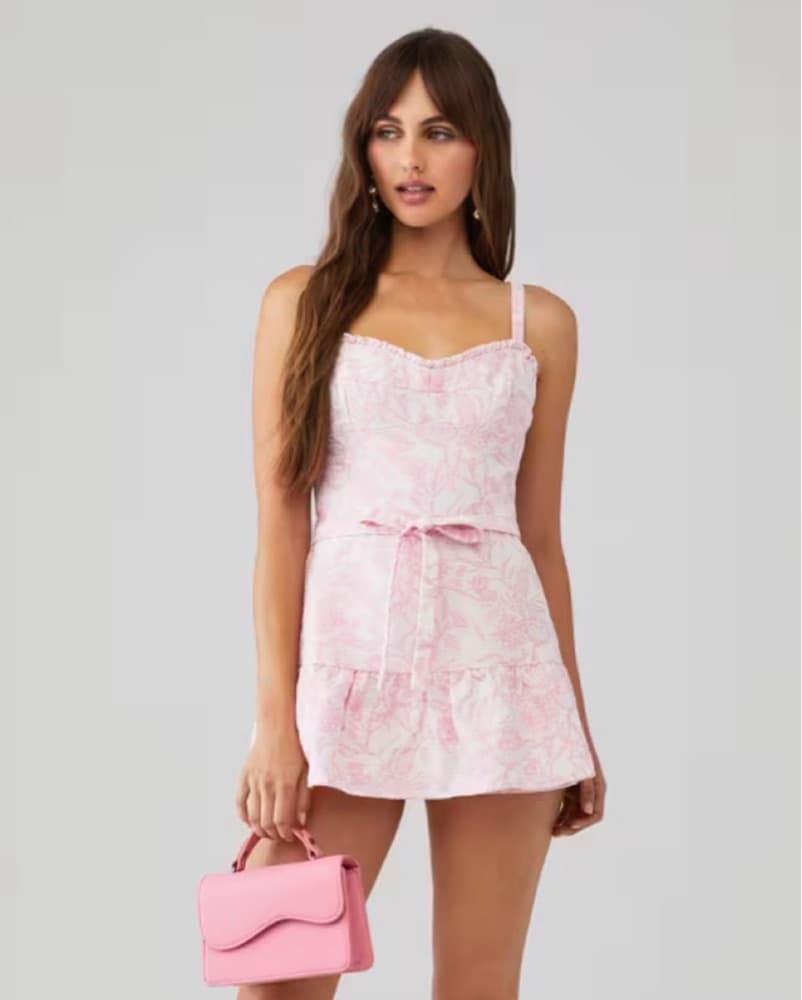 Amanda uprichard Floral Mini Dress - Image 1