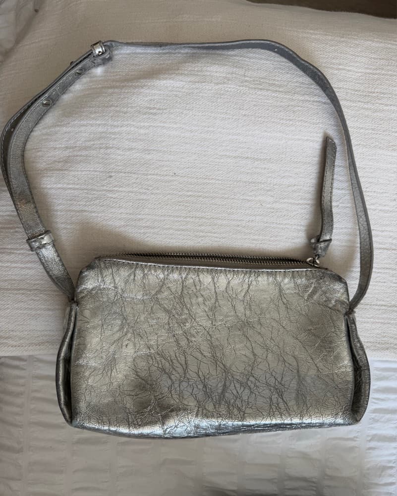 Silver Shoulder Bag - Image 1