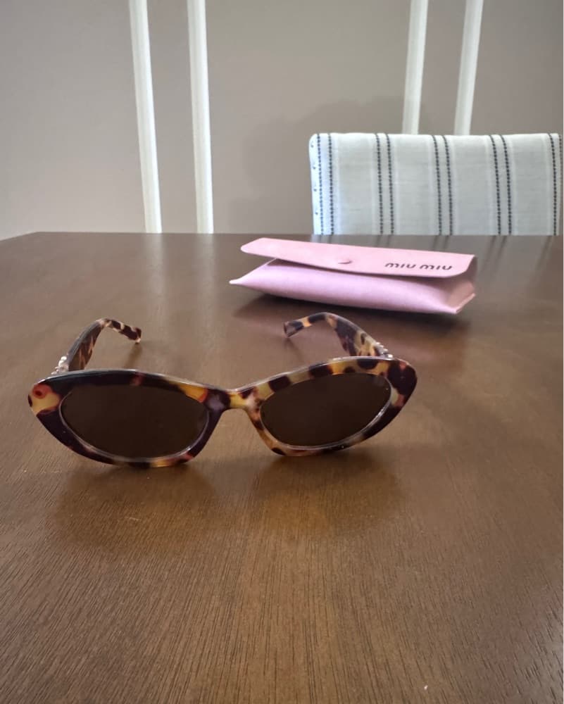Miu Miu 09YS SUNGLASSES Honey Havana - Image 6