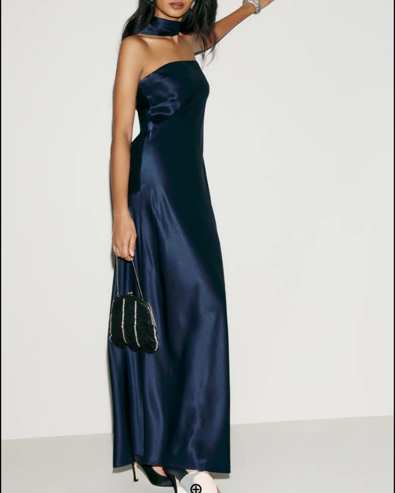 Reformation Silk Maxi Dress - Image 1