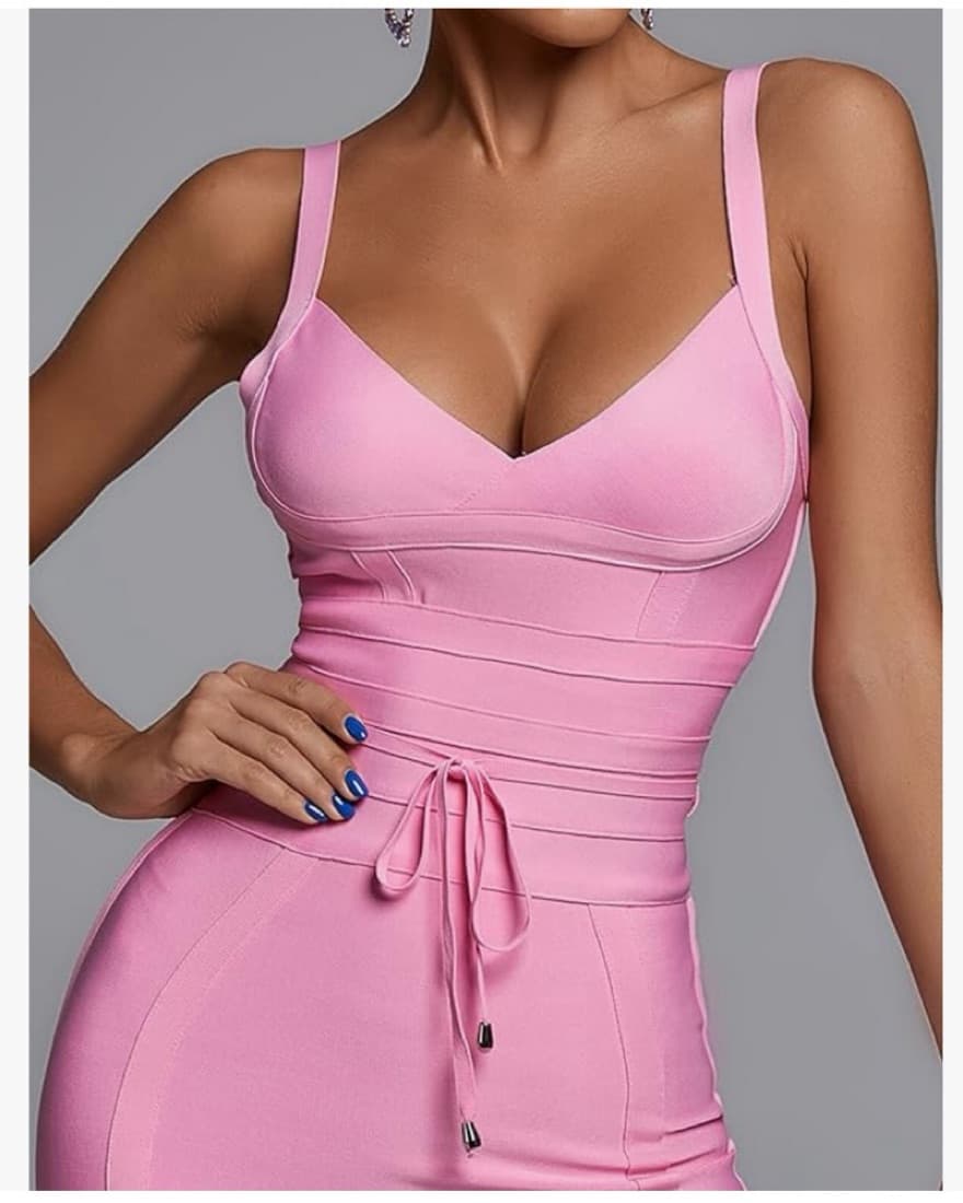 Bella Barnett Pink Bodycok Dress XS - Image 4