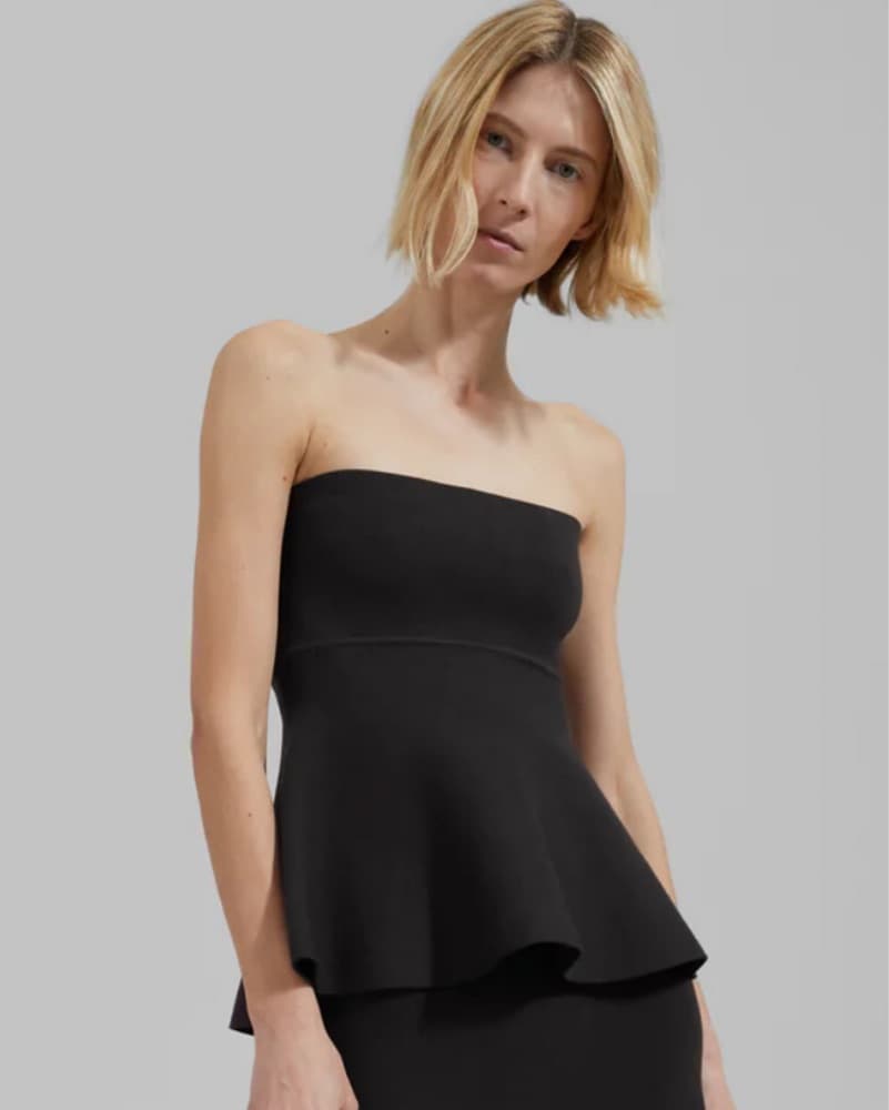 Agathe Knit Bustier Top - Image 1