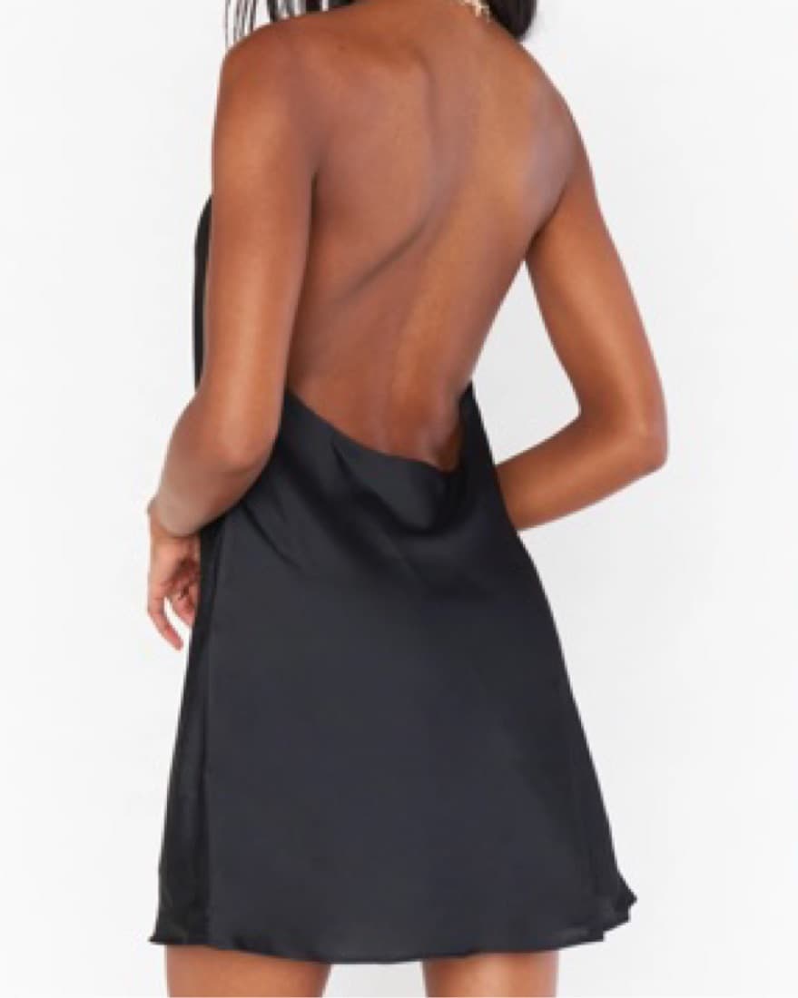 Jasmine Mini Halter Dress - Image 3