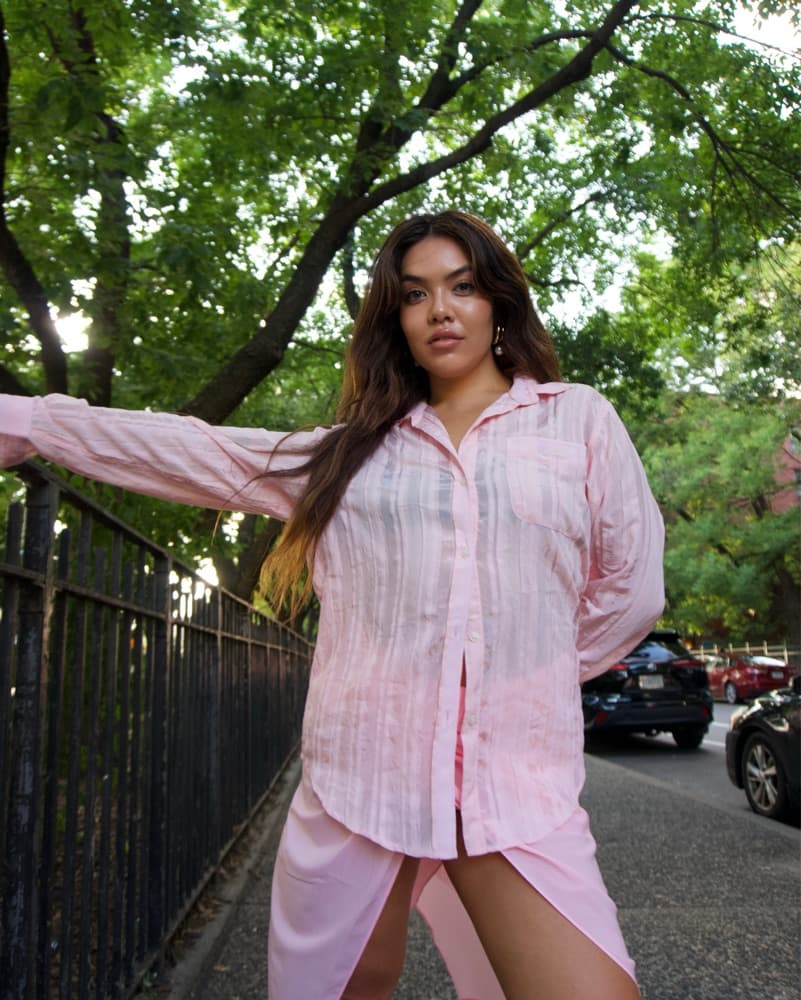 Kith Women Sheer Stripe Shirt - Image 4